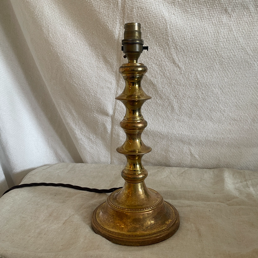 Solid brass table lamp