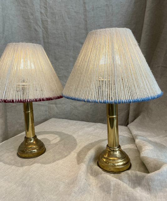 Antique brass lamp bases