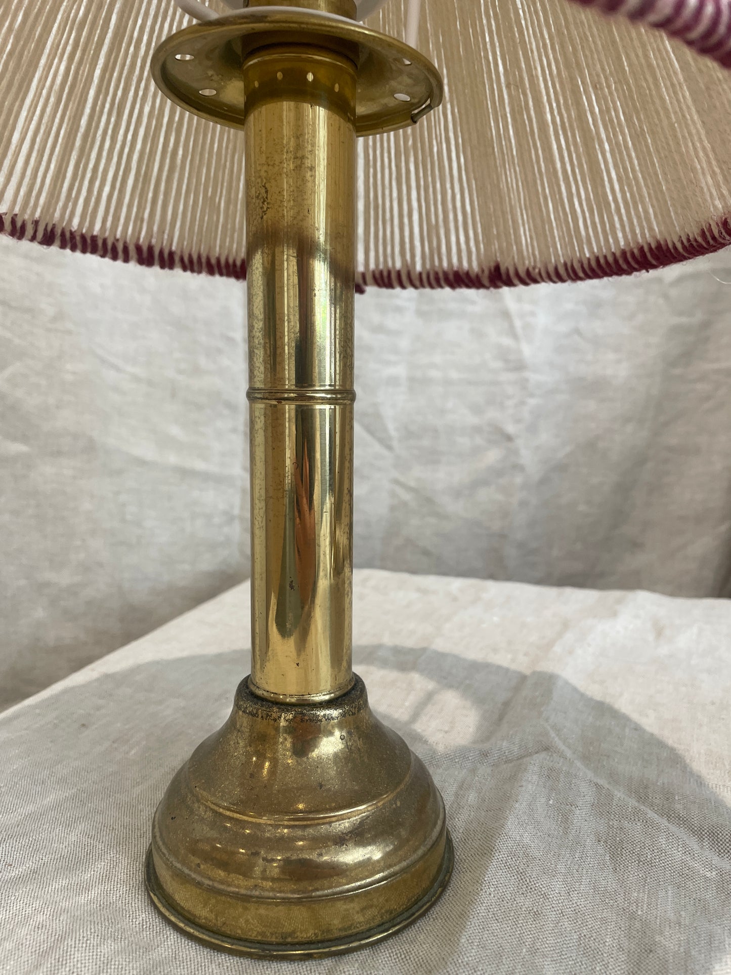Antique brass lamp bases