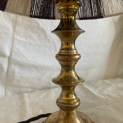 Solid brass table lamp
