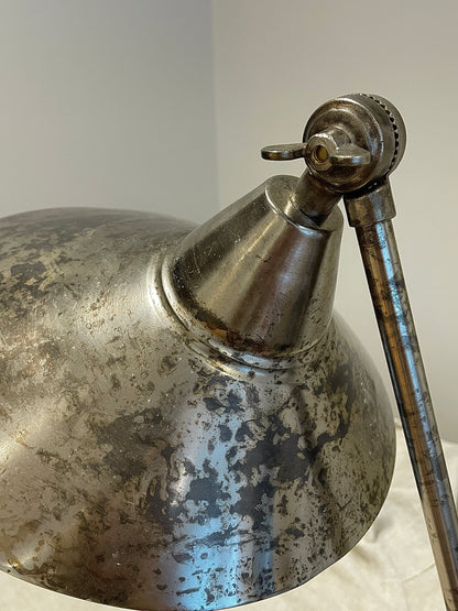 Steel table lamp