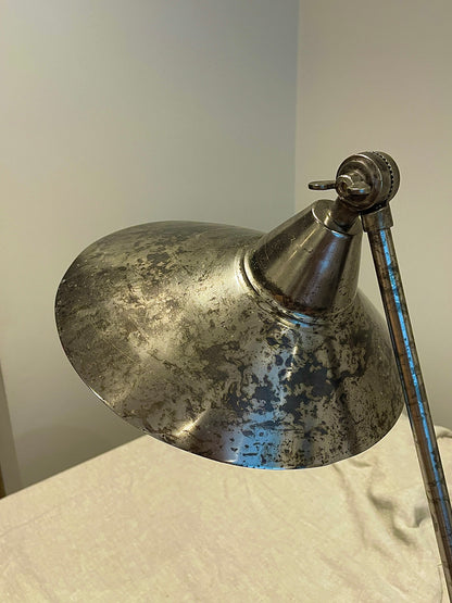 Steel table lamp