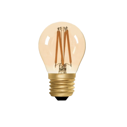 Large Globe 5 Watt Amber Light Bulb